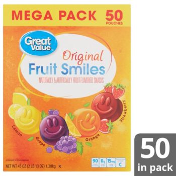 Great Value Original Fruit Smiles